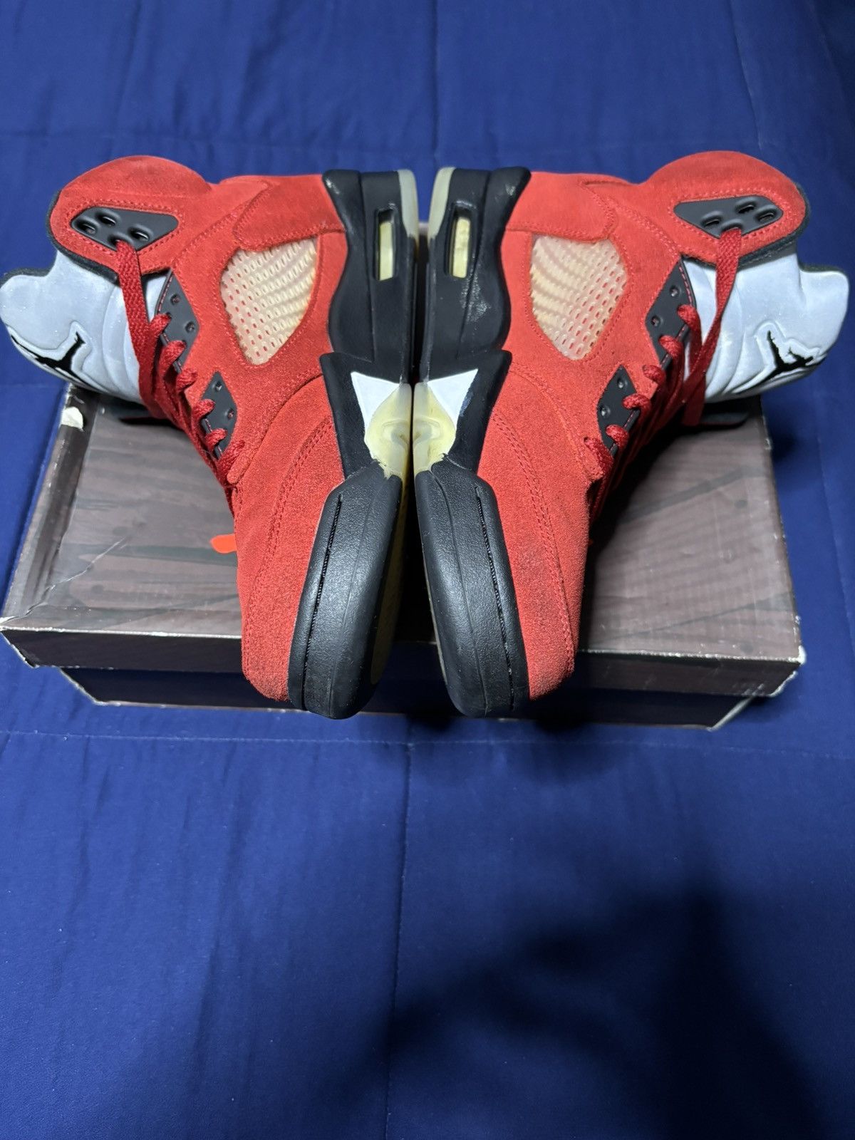 Jordan Brand Jordan 5 Retro Raging Bull 2021 Size 9 Size US 9 / EU 42 - 3 Thumbnail