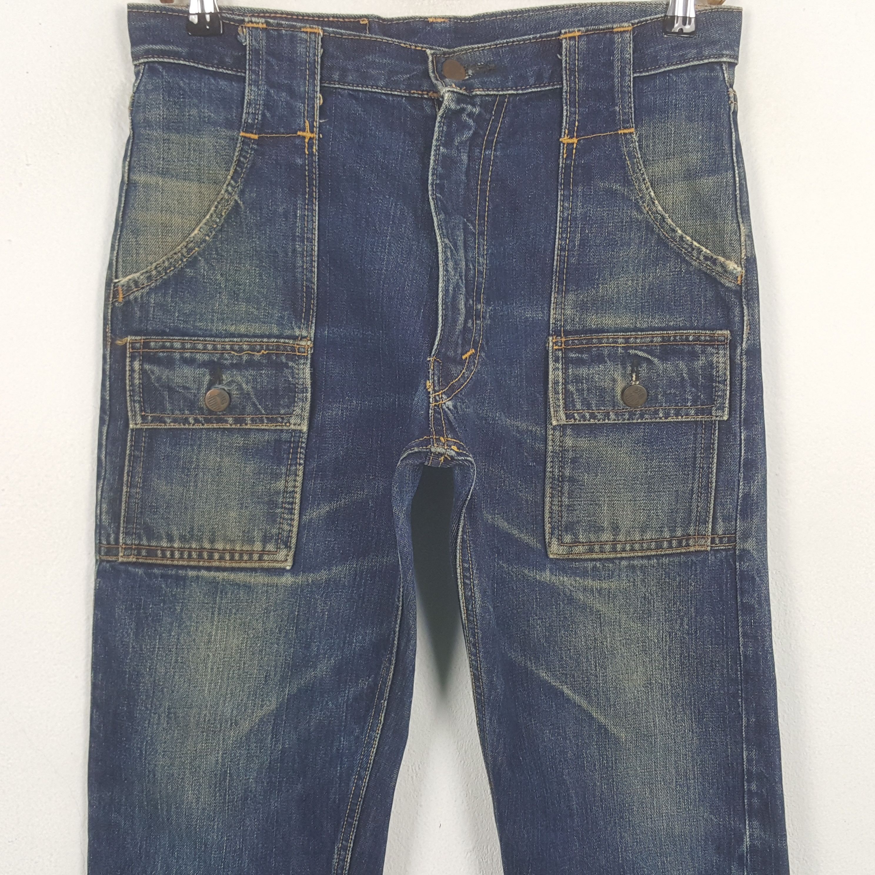 Big John Vintage Big John American Multi Pocket Denim Jeans RR17 Size US 31 - 2 Thumbnail