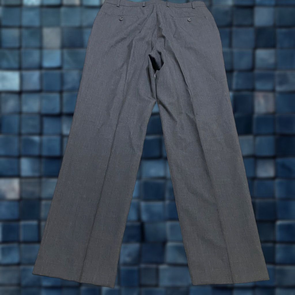 Ralph Lauren Lauren Ralph Lauren Mens Dress Pants Gray Wool Straight 36x32 Size US 36 / EU 52 - 1 Thumbnail