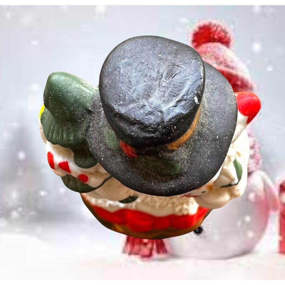 Vintage Vintage Snowman Bell Christmas Figurine Gift Collection Deco Size ONE SIZE - 5 Thumbnail
