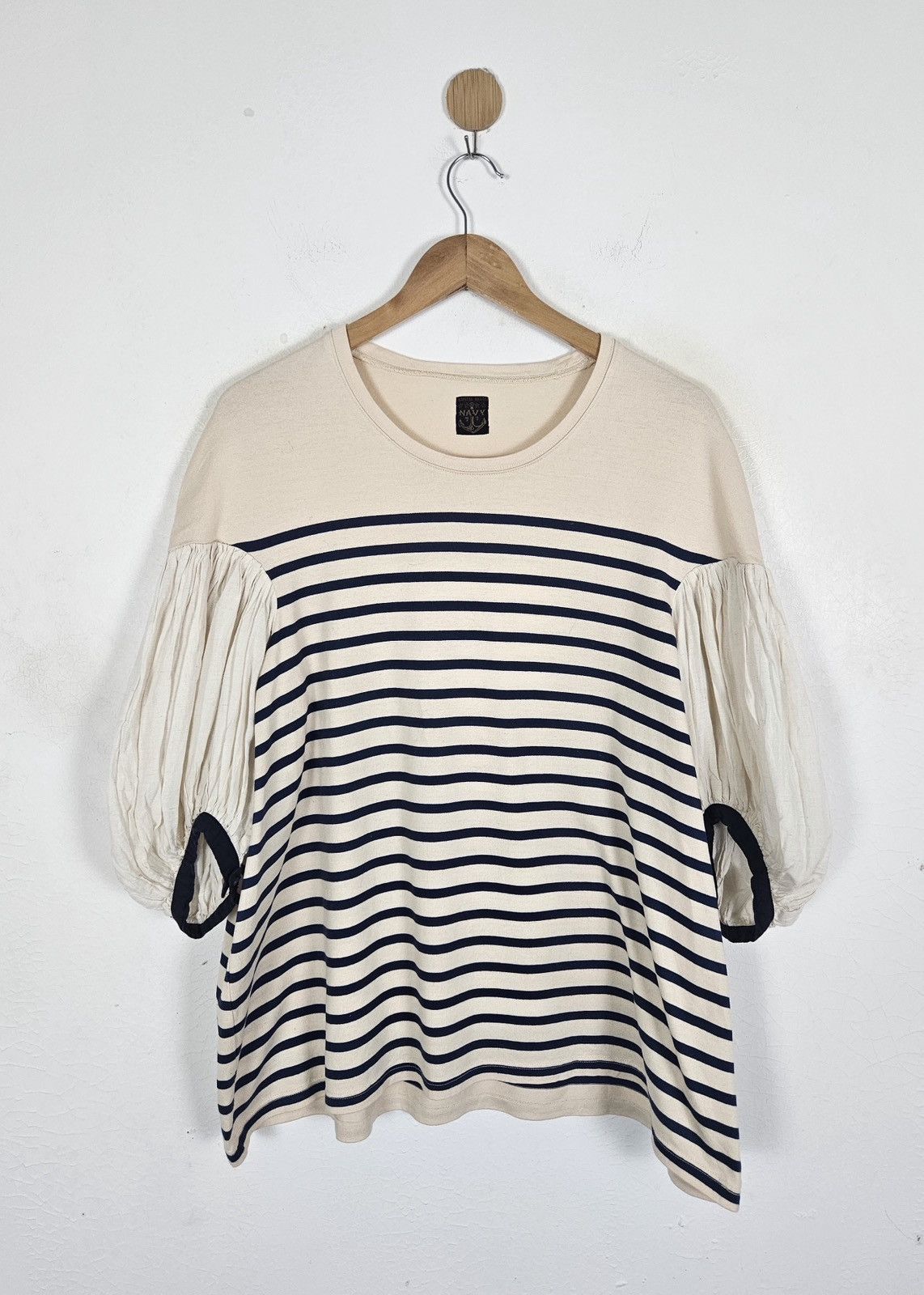 Kapital Kapital striped balloon sleeves. Size US L / EU 52-54 / 3 - 1 Thumbnail