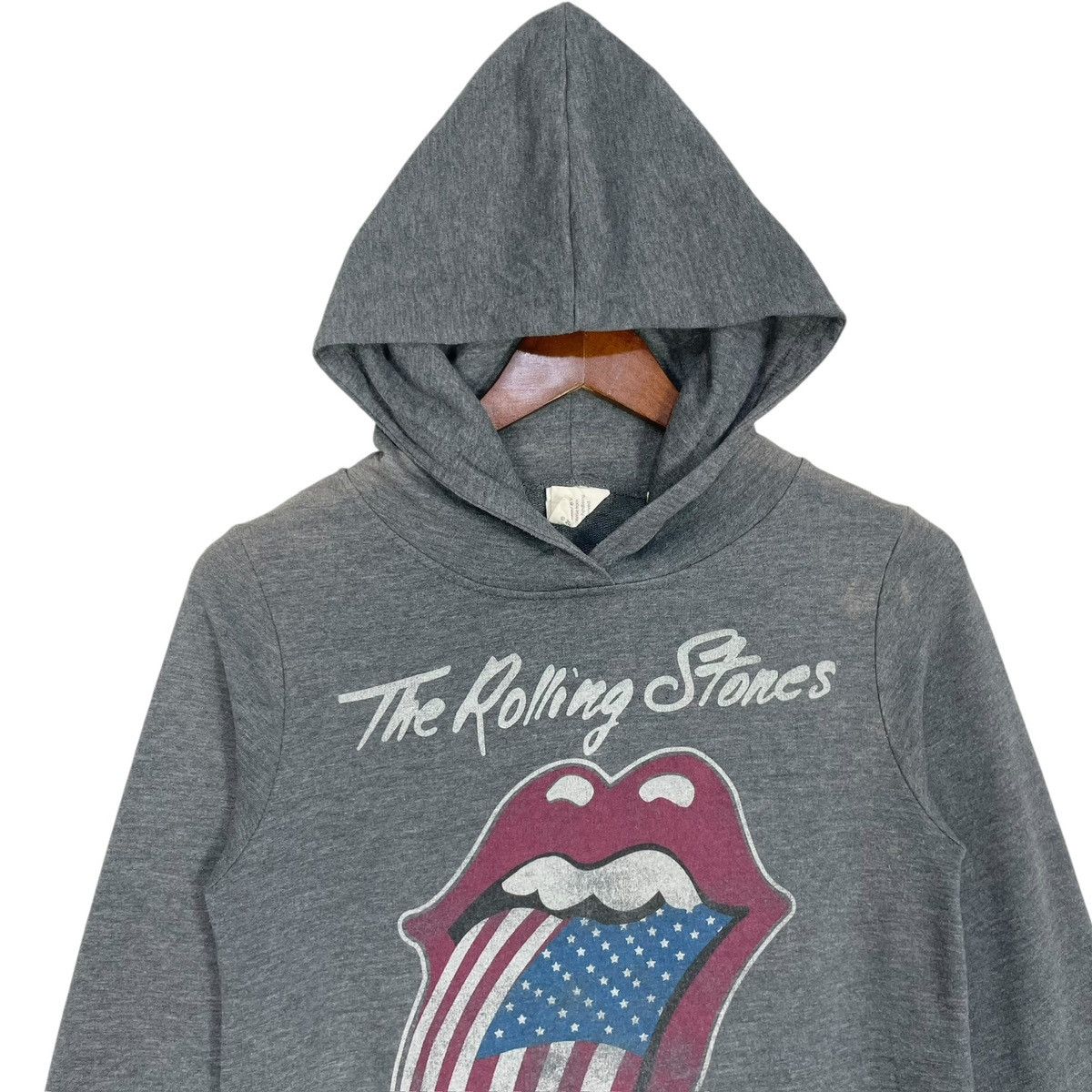 The Rolling Stones Vintage Y2K Rolling Stone Dress Hoodie - Band Tee - Women's Size S / US 4 / IT 40 - 7 Thumbnail