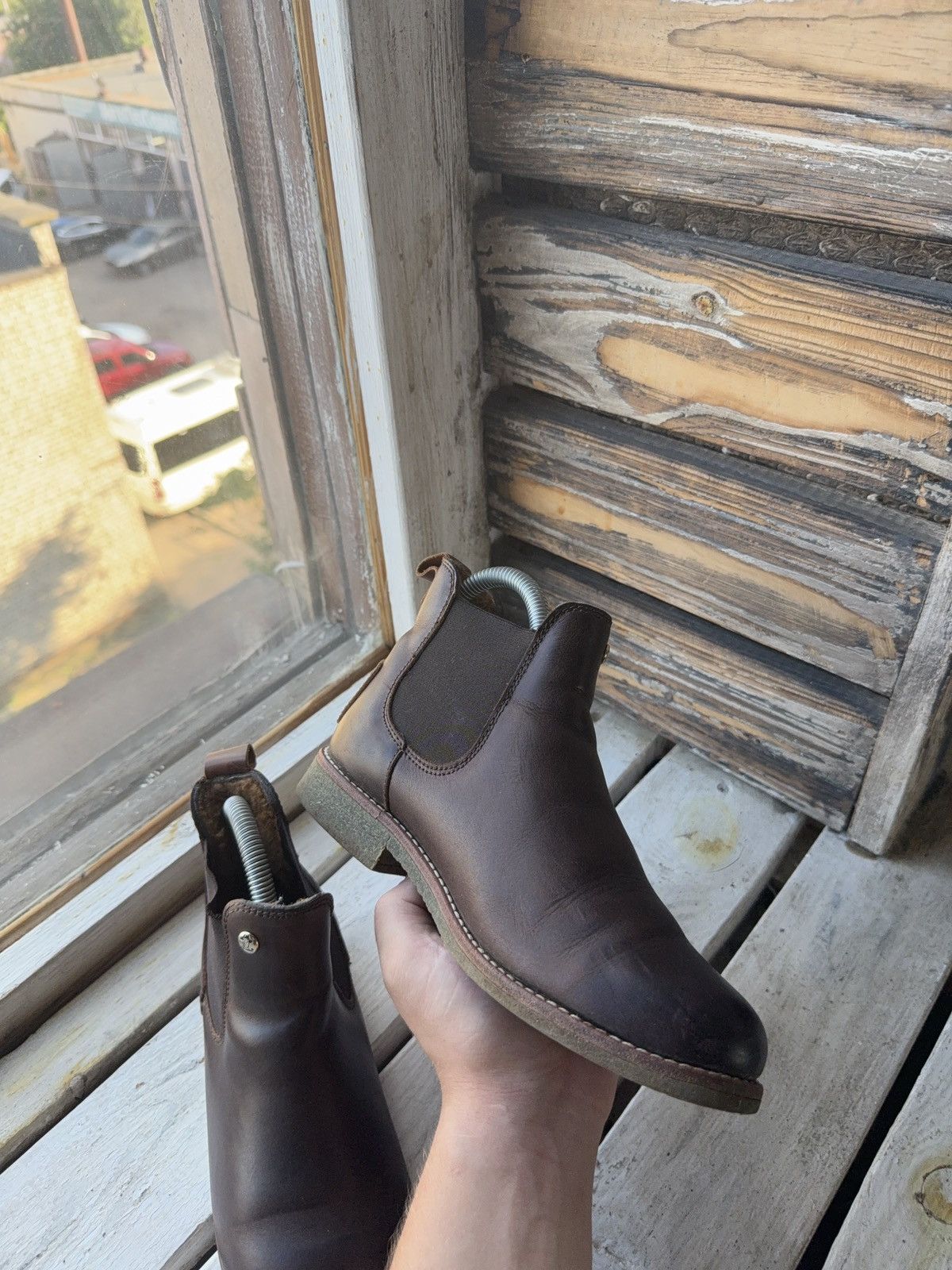 Panama Jack Vintage 00s Panama Jack Men’s Leather Chelsea Boots Brown Size US 5.5 / IT 35.5 - 13 Thumbnail