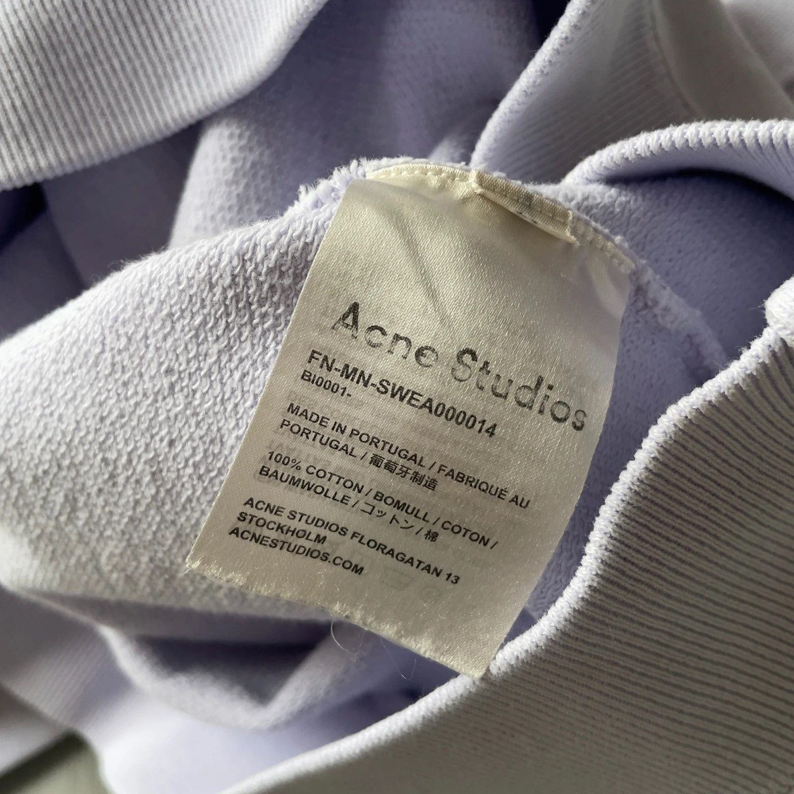Acne Studios Acne Studios Graphic Logo Liac Sweatshirt Size US M / EU 48-50 / 2 - 7 Thumbnail