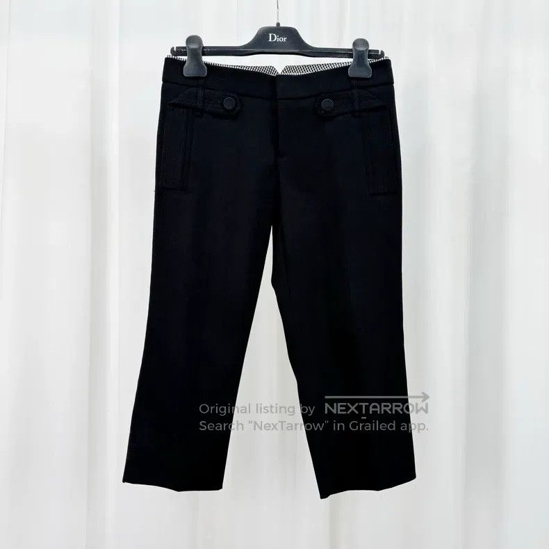Gucci Gucci Black plaid stitched three-point trousers Size US 38 / EU 54 - 1 Thumbnail