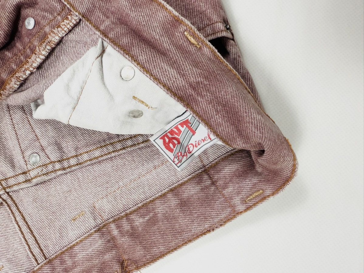Diesel Vintage Diesel Baggy Burgundy Denim Jeans Size 27" / US 4 / IT 40 - 10 Thumbnail