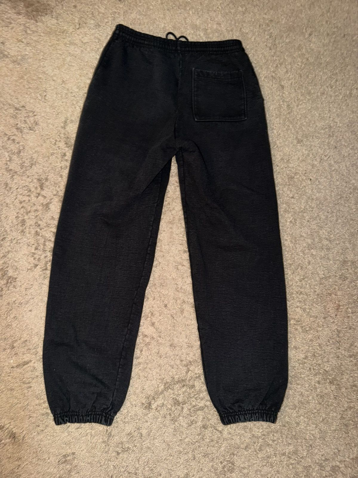 Sp5der Sp5der OG Web Sweatpants ‘Black’ Size US 32 / EU 48 - 2 Thumbnail