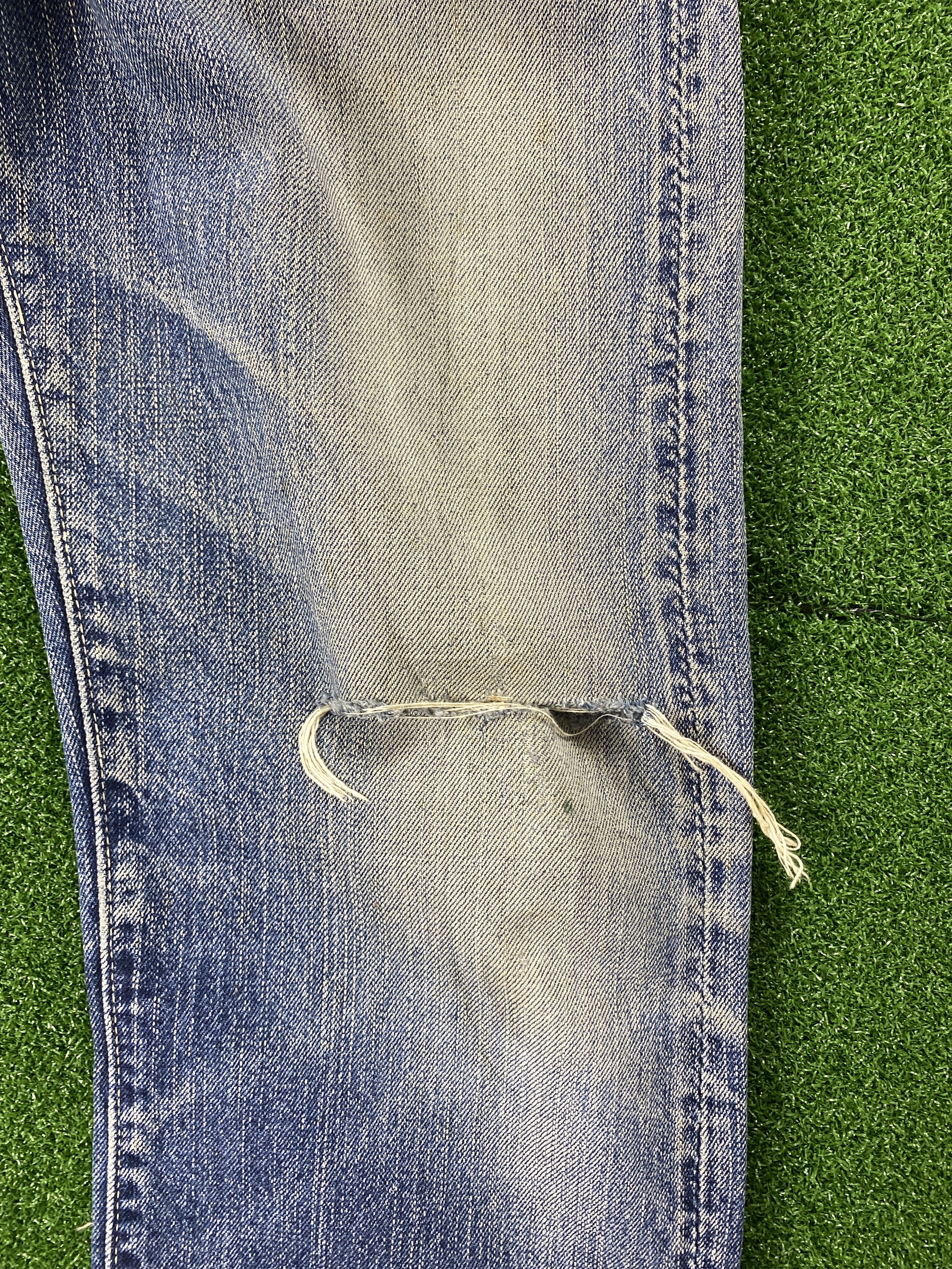 Eternal 💢 Selvedge Vintage Eternal Faded Distressed Jeans CP0082 Size US 29 - 3 Thumbnail