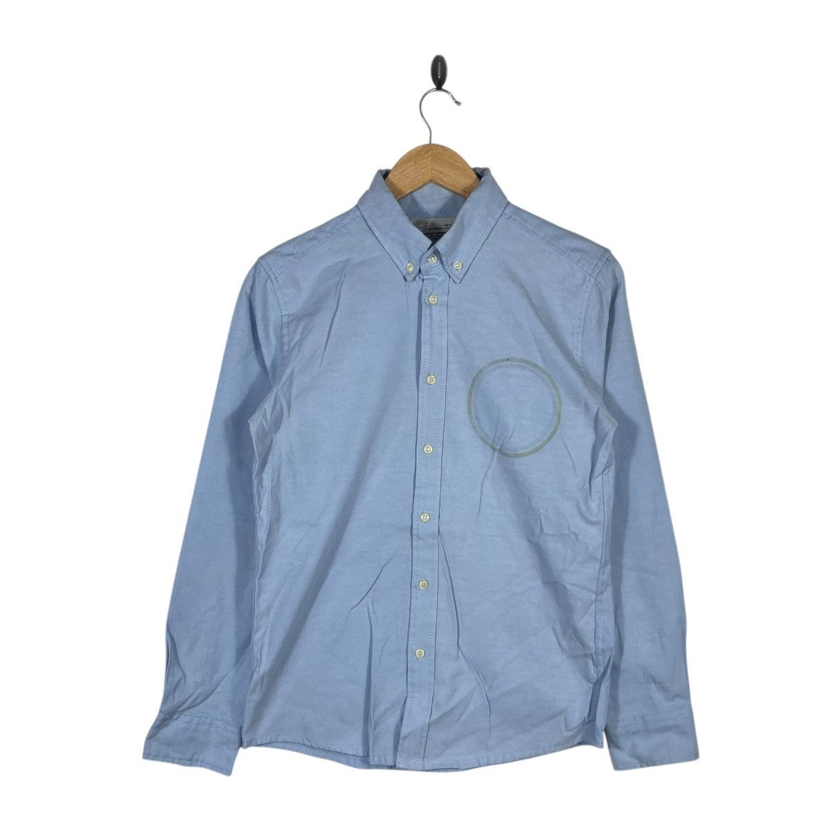 Visvim VISVIM Button-Down Oxford Shirt Light Blue Japanese Designer Size US M / EU 48-50 / 2 - 1 Thumbnail