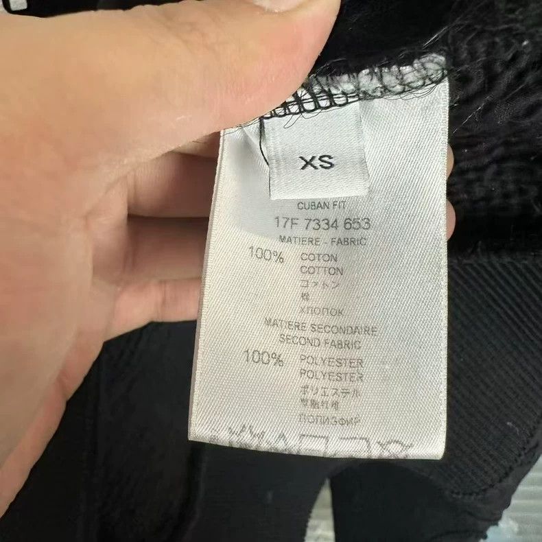 Givenchy Givenchy Black Destruction Logo Sweatshirt Size US XS / EU 42 / 0 - 4 Thumbnail