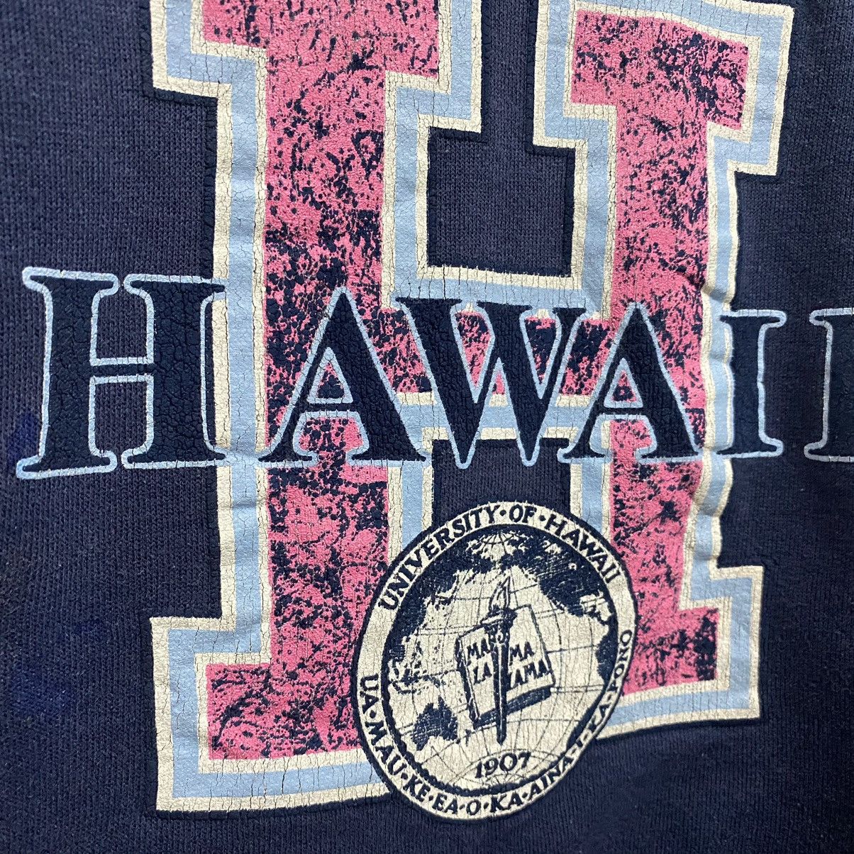 Vintage Vintage 80's University oF HAWAII Crewneck Jumper USA Size US L / EU 52-54 / 3 - 2 Thumbnail