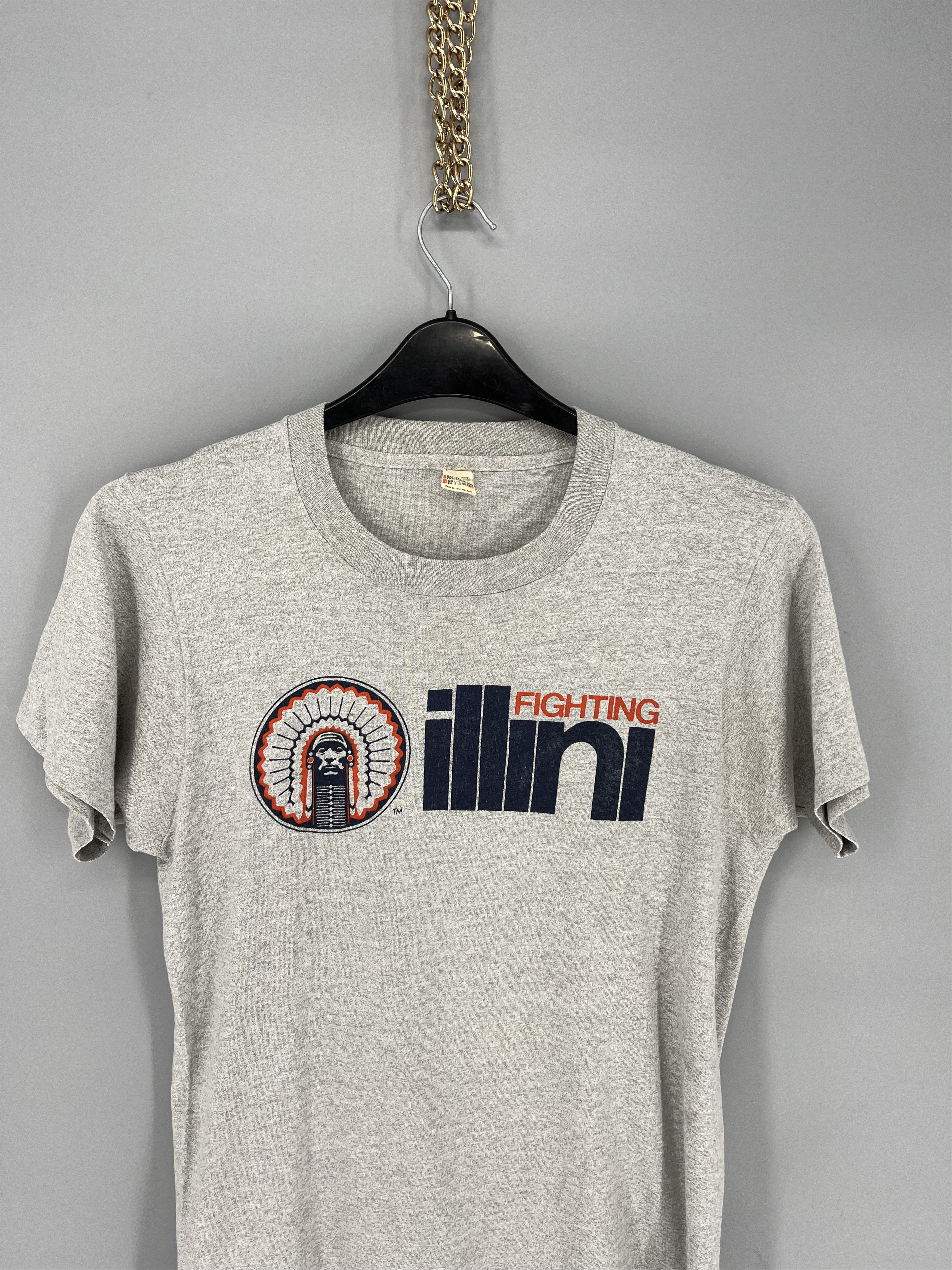 Vintage Vintage 90s University Of Illinois Fighting Illini Chief Size US M / EU 48-50 / 2 - 4 Thumbnail