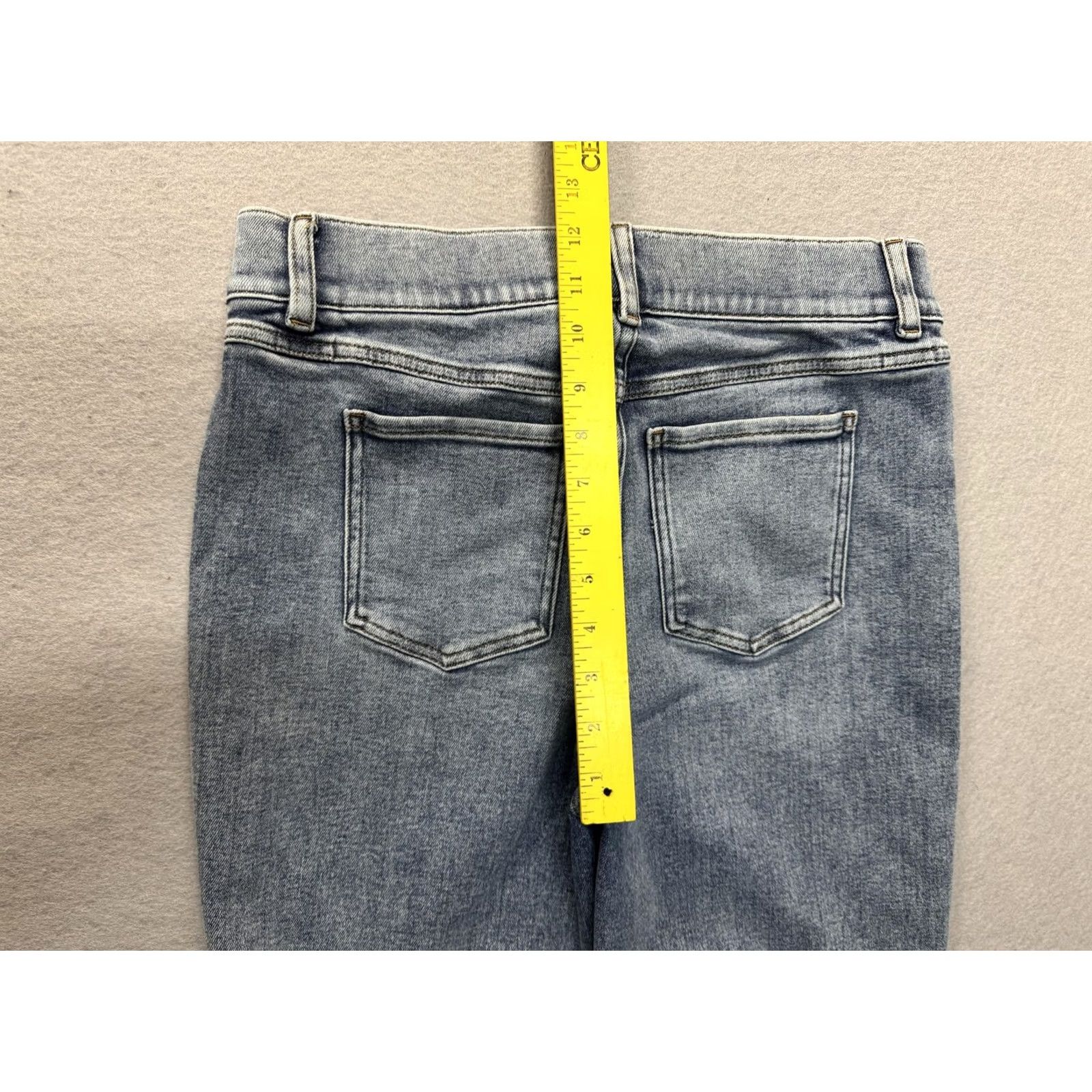 Spanx Spanx Jeans Womens L Light Blue Pull On Flare Bootcut Stretch Denim Jean-ish Size 36" / US 14 / IT 50 - 6 Thumbnail