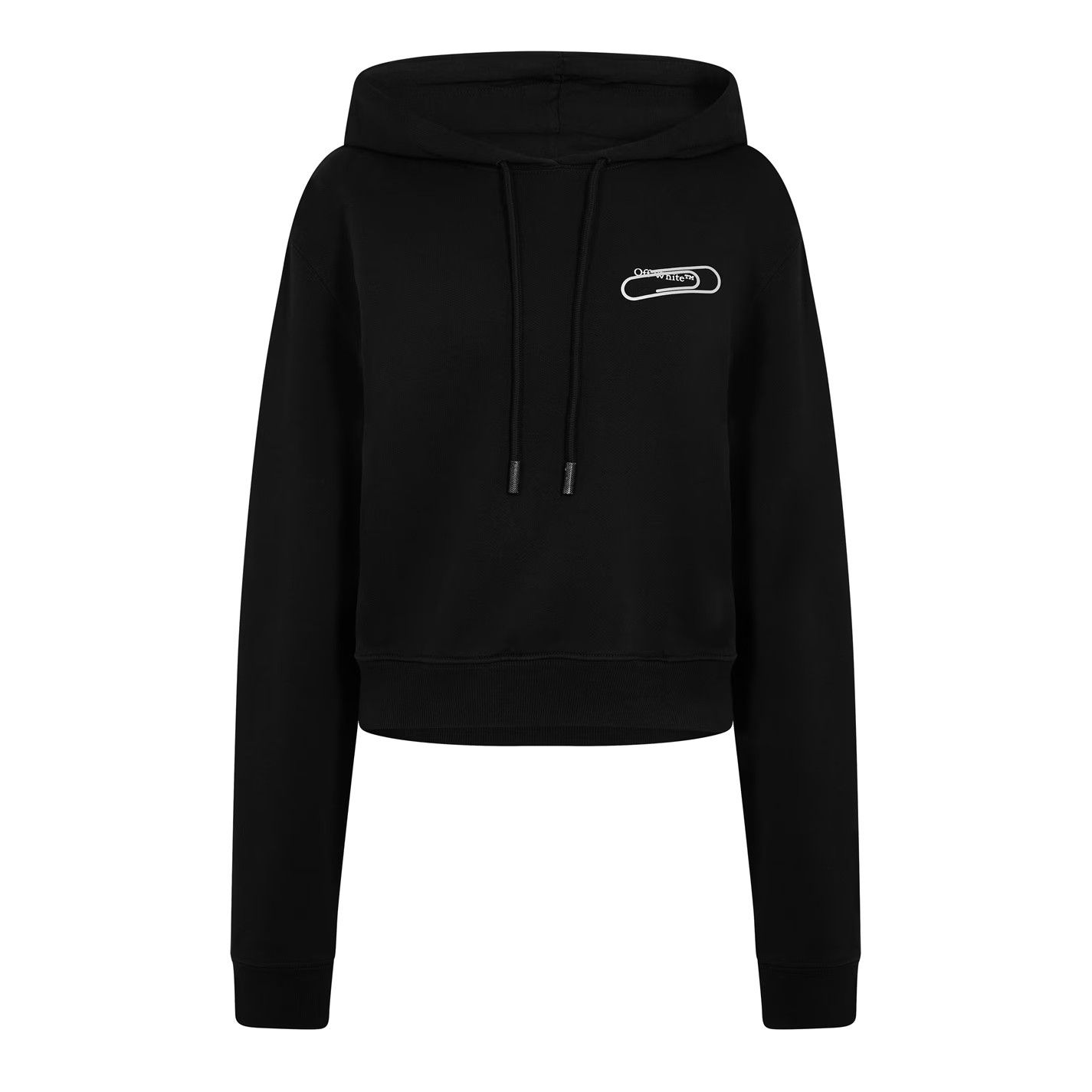 Off-White o1g2r1mq1224 Hoodie in Black Size XS / US 0-2 / IT 36-38 - 1 Thumbnail