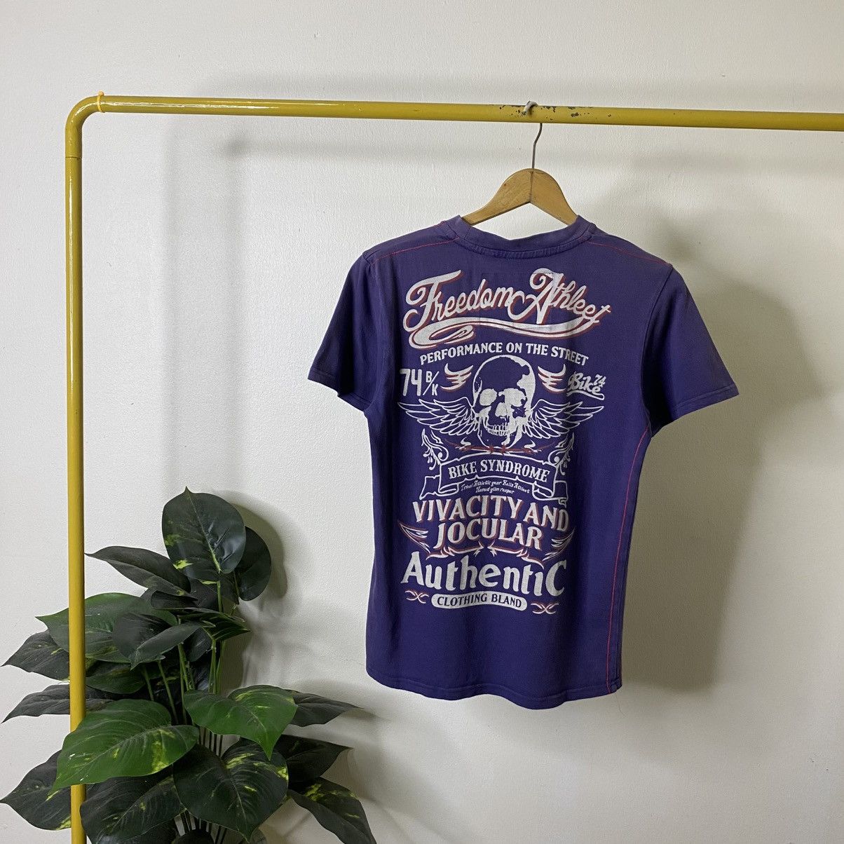 Vintage Y2K Bike Athletic Skulls Jnco Soutpole Style T Shirt Size US M / EU 48-50 / 2 - 1 Thumbnail