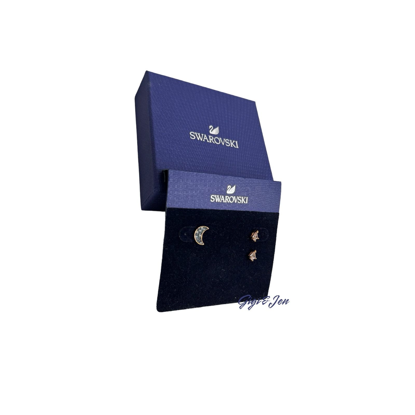 Swarovski Swarovski Symbolic Pierced Earrings Set Moon and Star New Size ONE SIZE - 3 Thumbnail