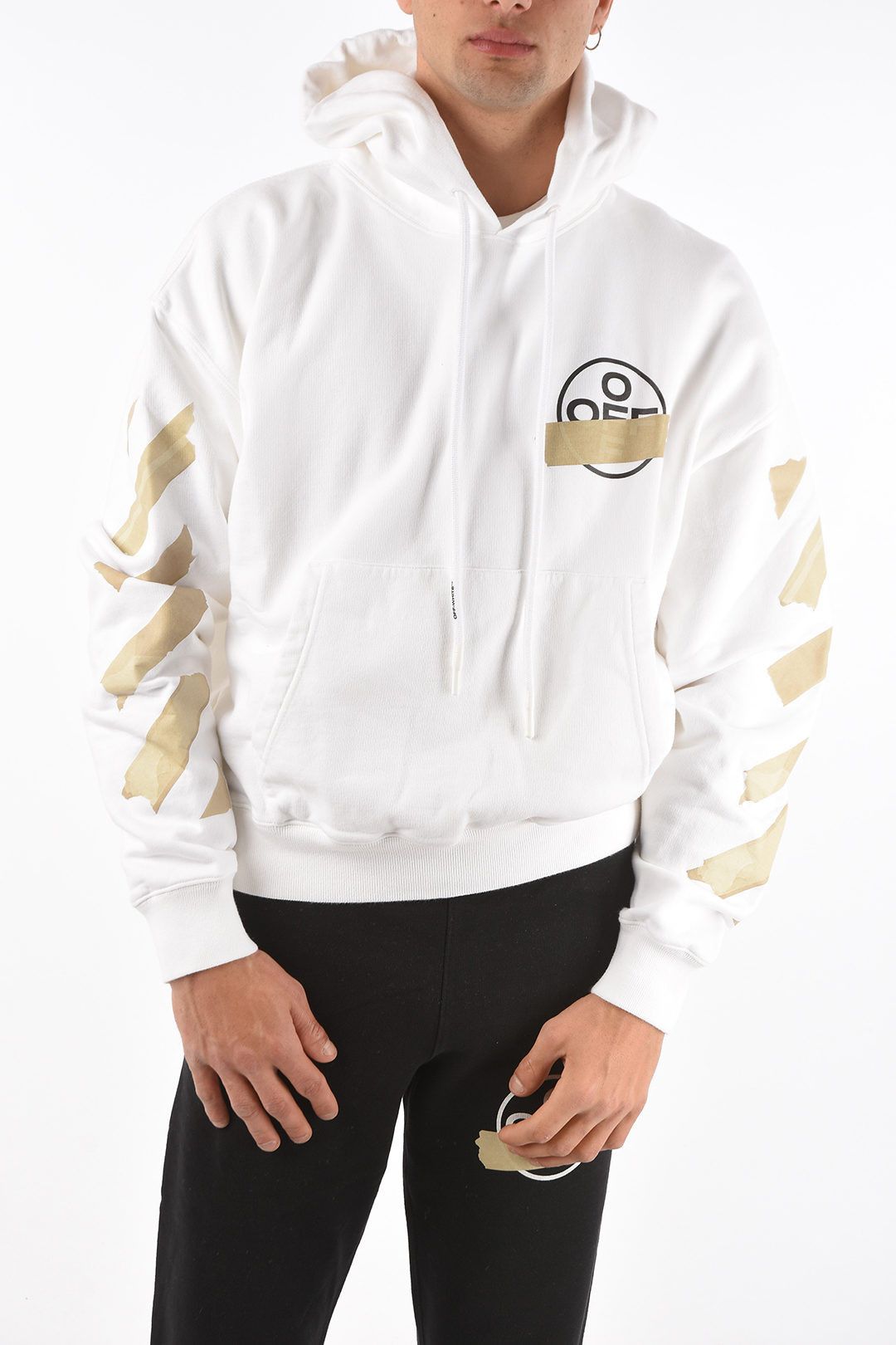 Off-White White Tape Arrows Logo Oversized Hoodie Size US S / EU 44-46 / 1 - 3 Thumbnail