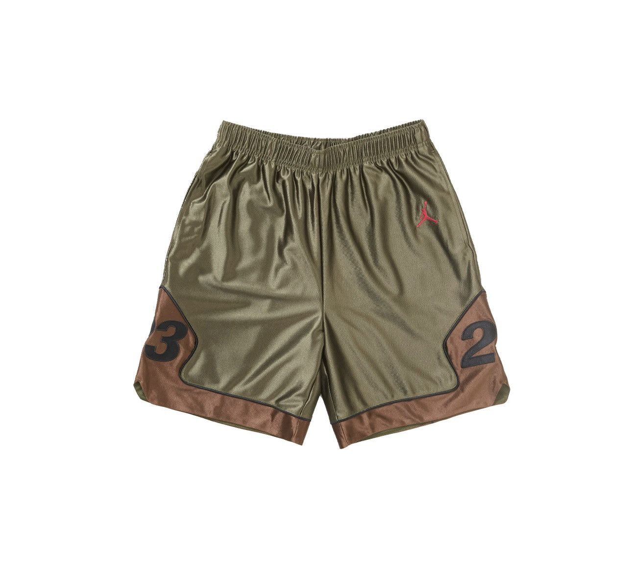 Supreme Jordan Warm Up Shorts Olive Size: XL