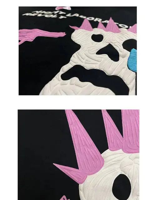 Skeletonprint black crewneck