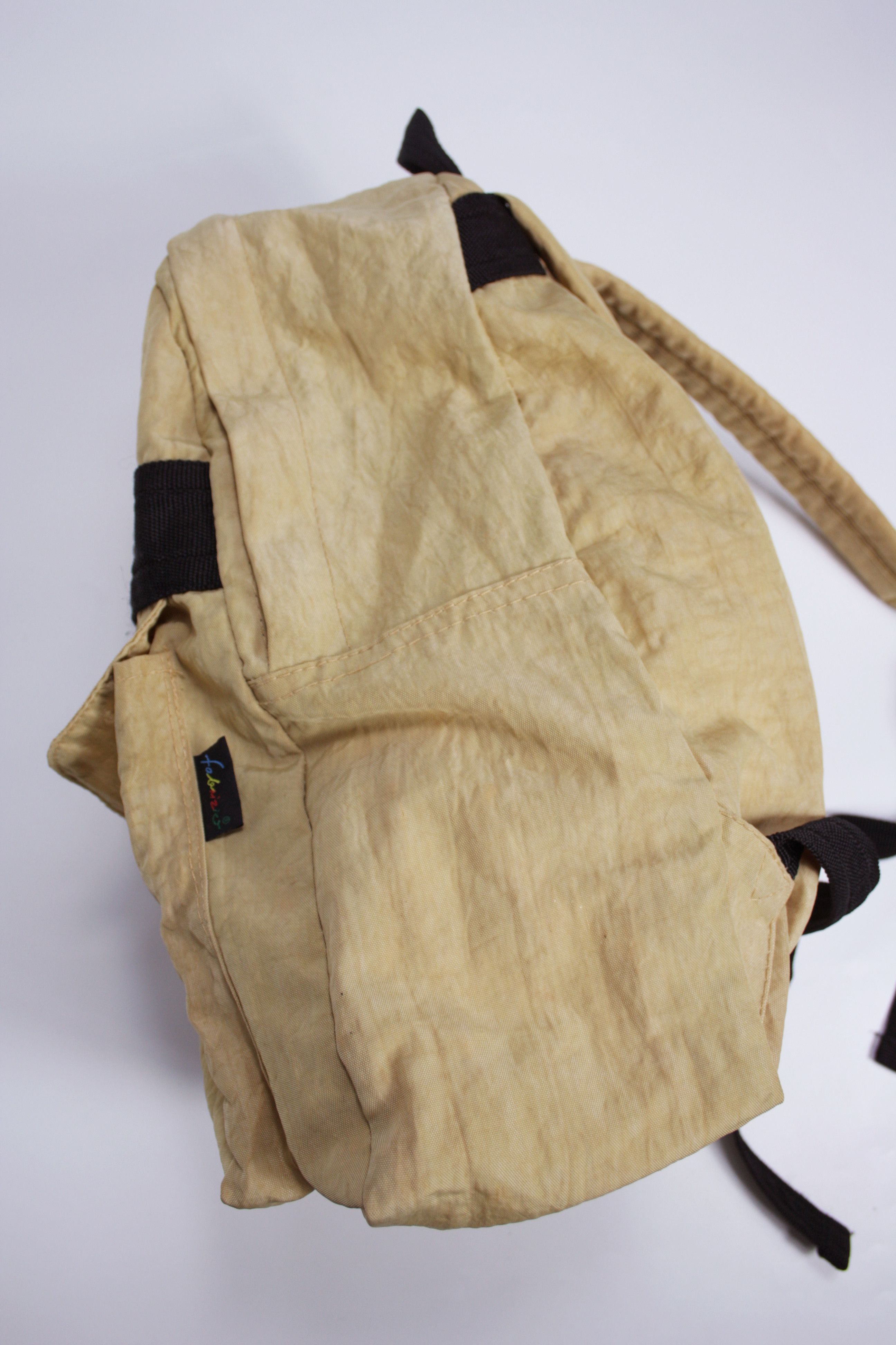 Vintage Fabrizio 90s Vintage Nylon Hook & Eye Backpack Bag Size ONE SIZE - 6 Thumbnail