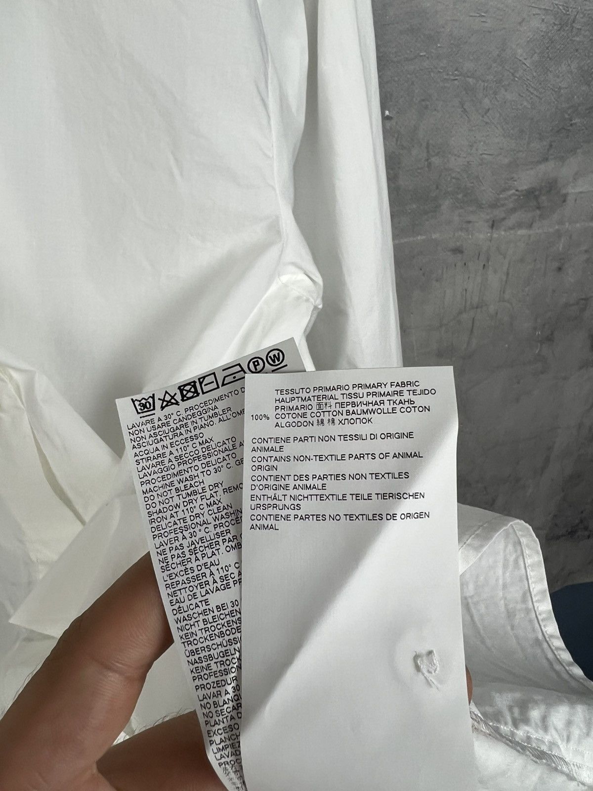 Maison Margiela Maison Margiela Women’s White Button Down Top Shirt Size 36 Size XS / US 0-2 / IT 36-38 - 16 Thumbnail