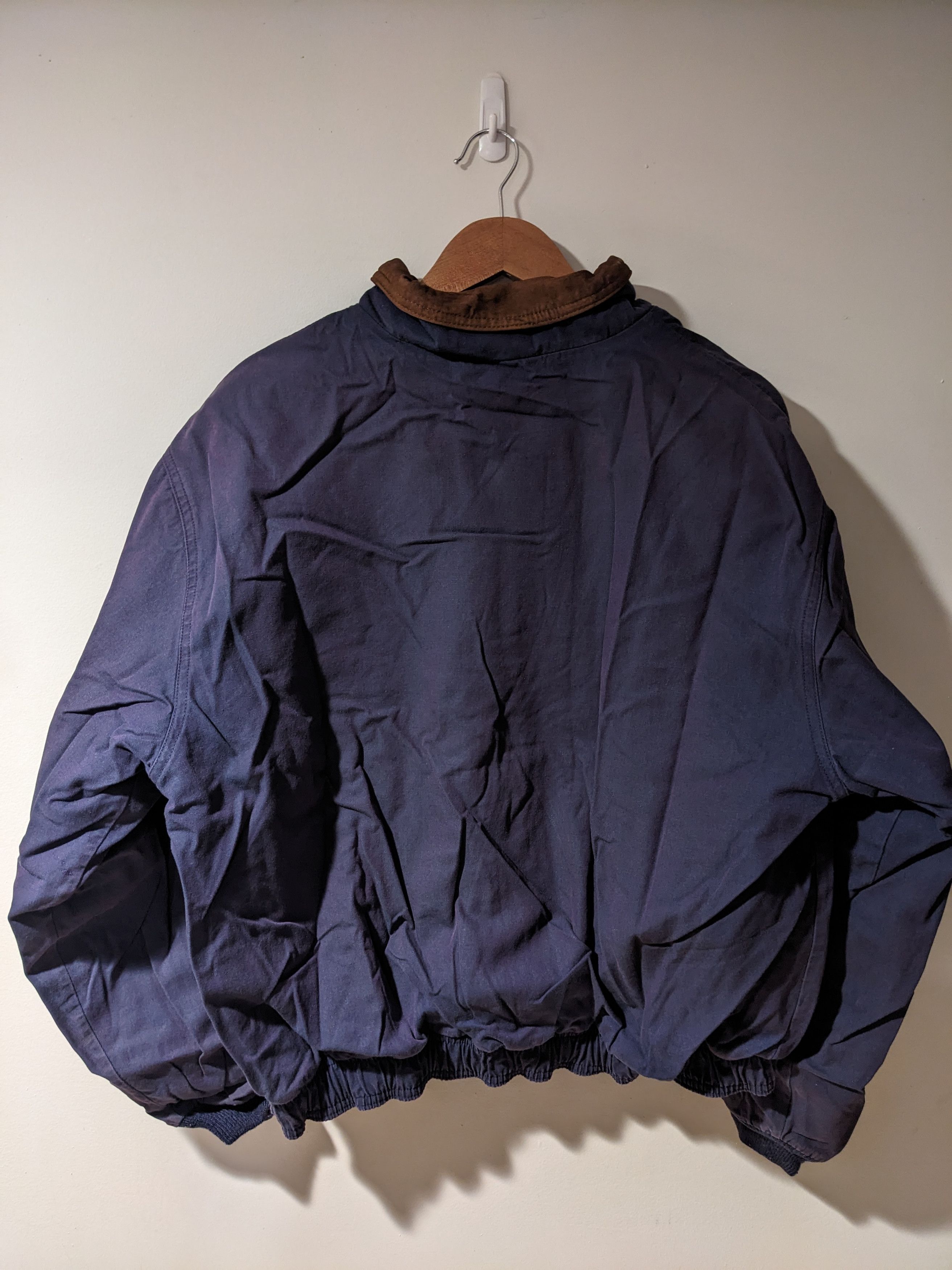 L.L. Bean × Vintage Vintage 90s L.L. Bean Purple Lined Blanket Detroit Jacket Size US L / EU 52-54 / 3 - 7 Thumbnail