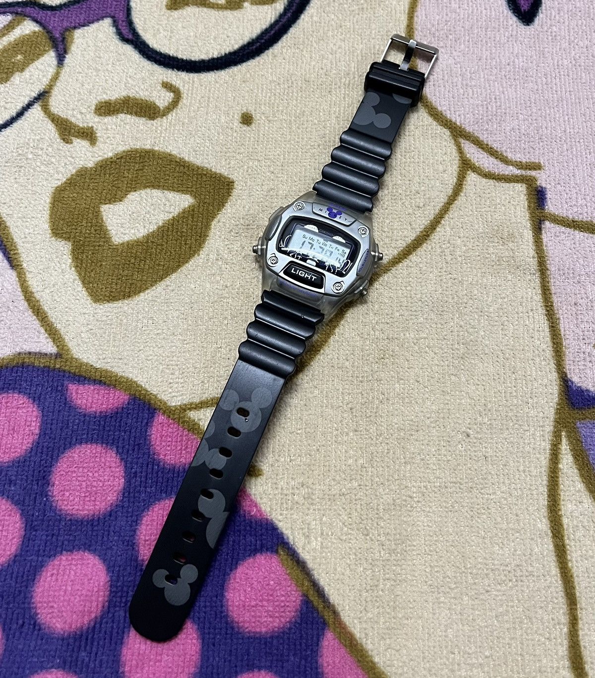 Disney × Mickey Mouse × Vintage Rare💣Vintage MICKEY MOUSE Digital Watch Size ONE SIZE - 7 Thumbnail