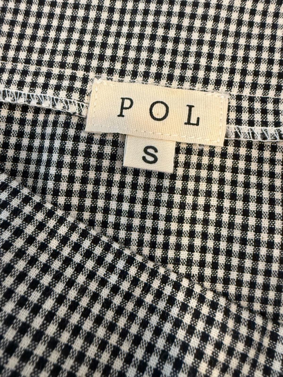 Polo Ralph Lauren POL black & white checkered dramatic asymmetrical skirt SM Size 28" / US 6 / IT 42 - 5 Thumbnail