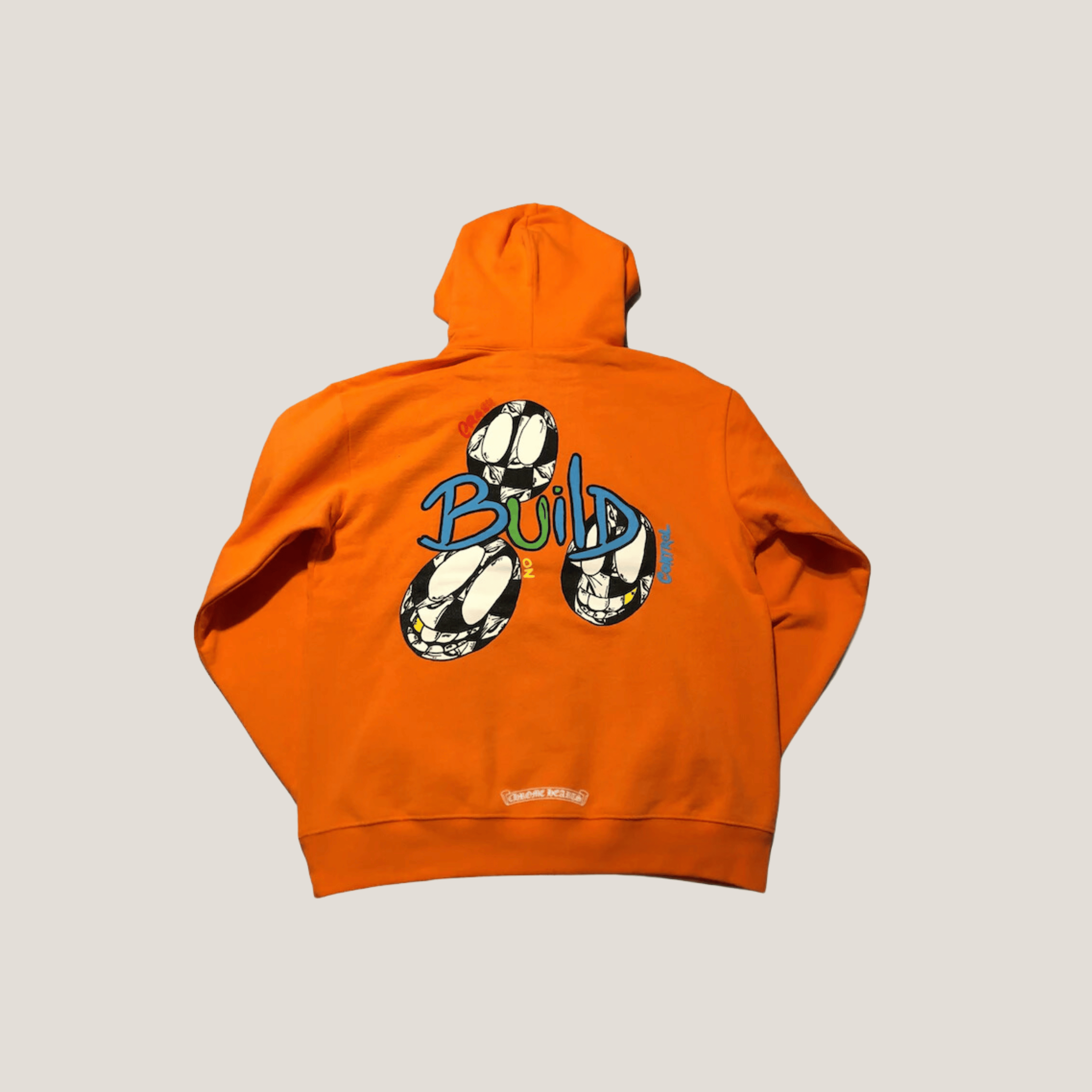 Chrome Hearts CHROME HEARTS Matty Boy Link & Build Hoodie ORANGE | Grailed