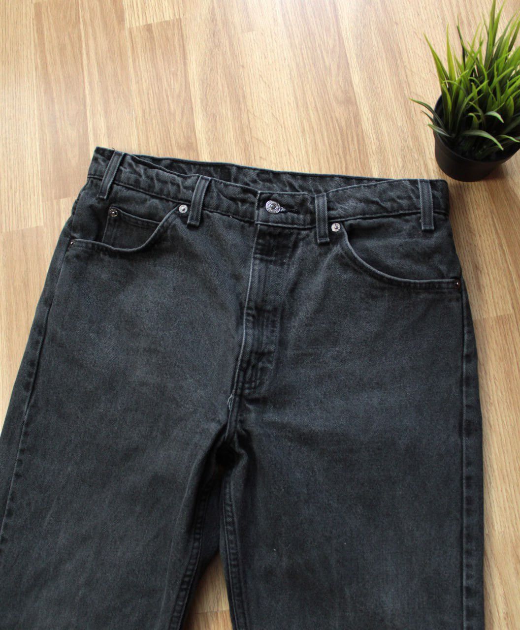 Levi's × Levi's Vintage Clothing × Vintage 🔥 90s LEVIS 505 Black 34x30 Denim Pants Jeans Regular Fit Size US 34 / EU 50 - 7 Thumbnail