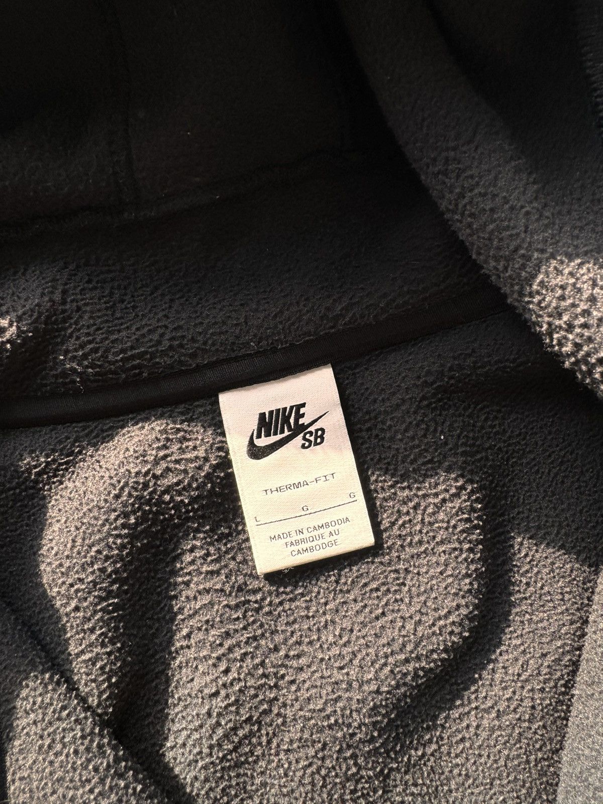 Nike × Vintage NIKE sb TEDDY 1/3 ZIP VINTAGE BASIC LOGO OVERSIZE SWEATSHIRT Size US L / EU 52-54 / 3 - 6 Thumbnail