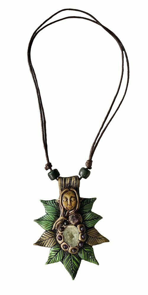 Designer New Brown Artisan Hand Made Fairy Necklace Size ONE SIZE - 1 Thumbnail