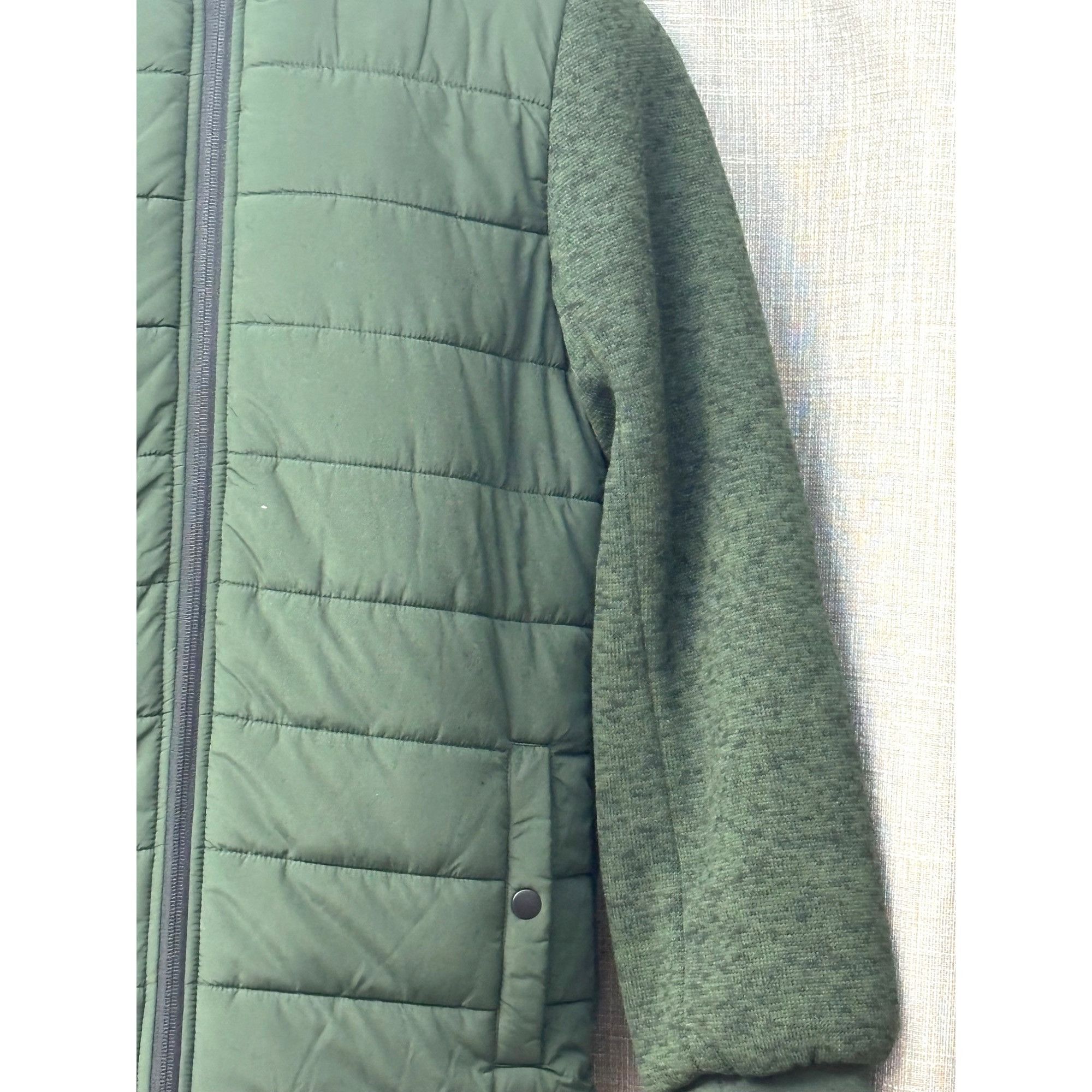 Other Zella Mixed Media Recycled Polyester Jacket, Olive Green, Sz Size S / US 4 / IT 40 - 11 Thumbnail