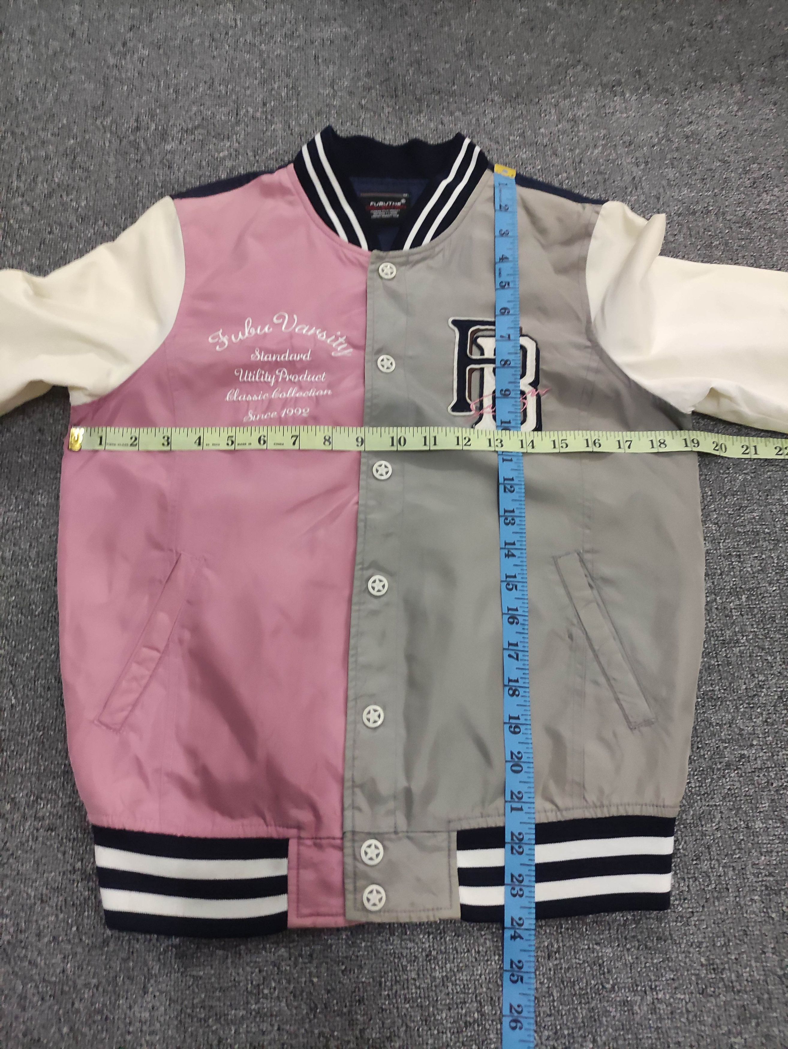 Fubu Vintage Fubu Varsity Jacket Two Colour Snap button Size US M / EU 48-50 / 2 - 14 Thumbnail