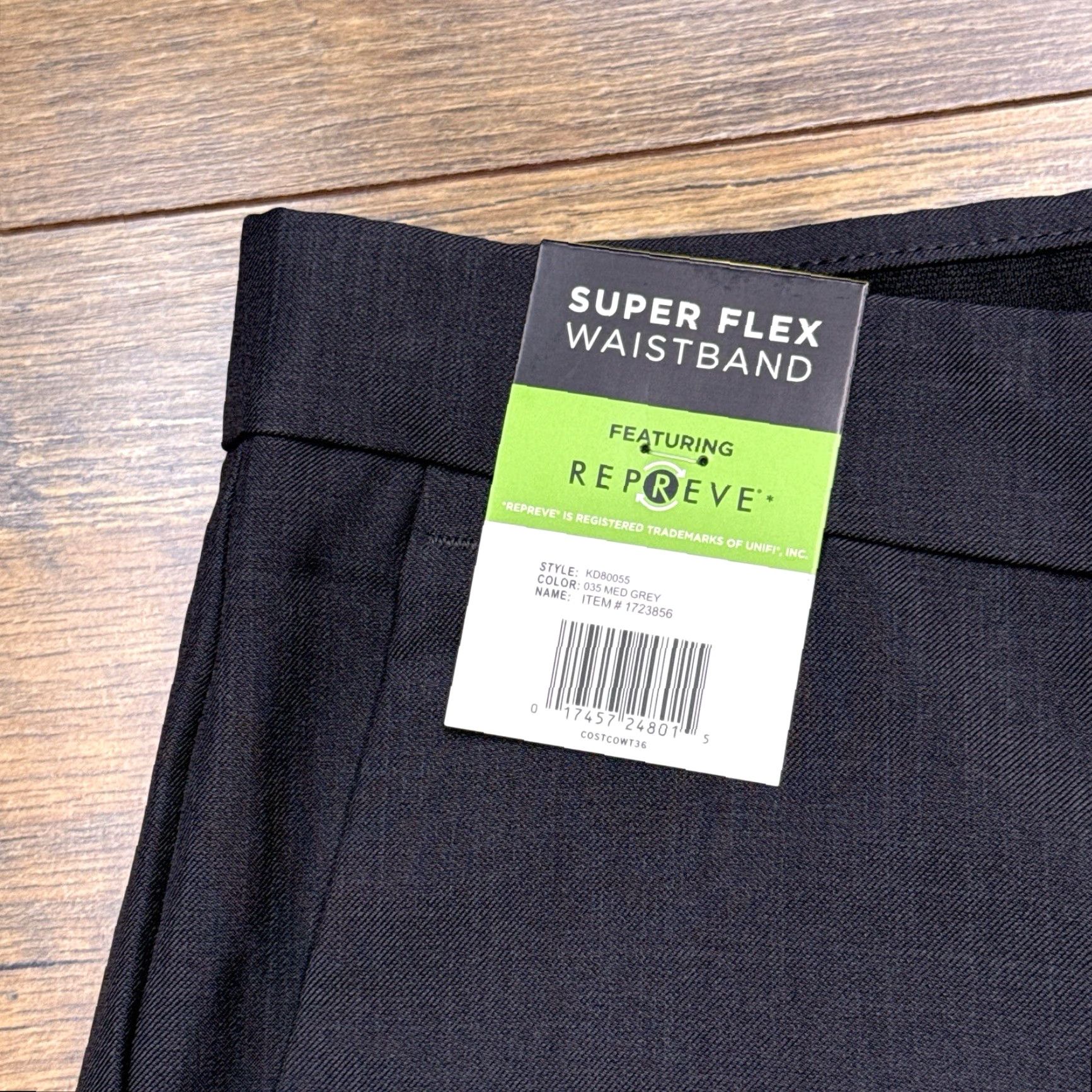 Kenneth Cole Kenneth Cole Performance Pants Mens 32x34 Gray Slim Fit Techni Super Flex New Size US 32 / EU 48 - 5 Thumbnail