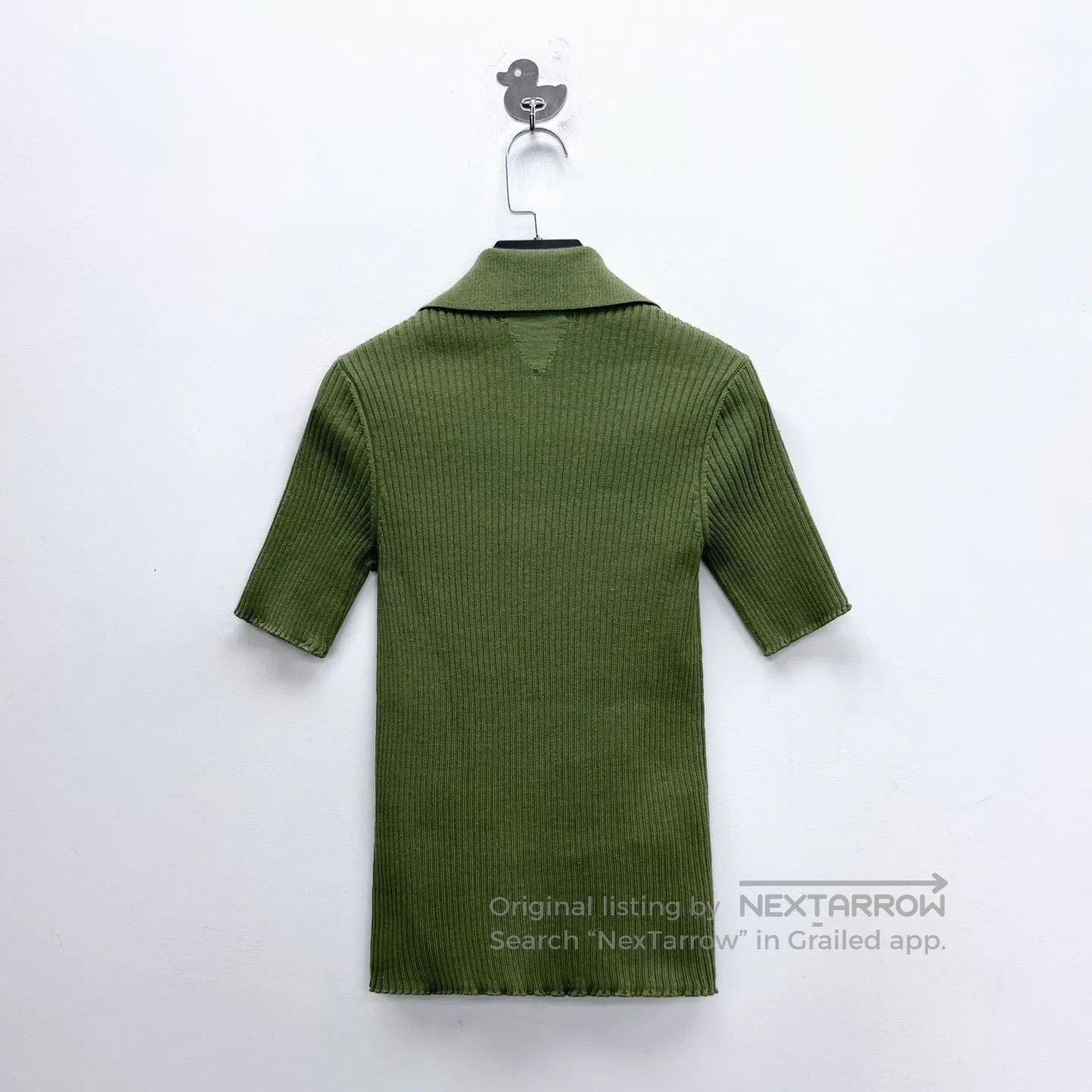 Bottega Veneta Bottega Veneta Bottega Veneta Linen-Blend Stretch Polo Sho Size S / US 4 / IT 40 - 2 Thumbnail
