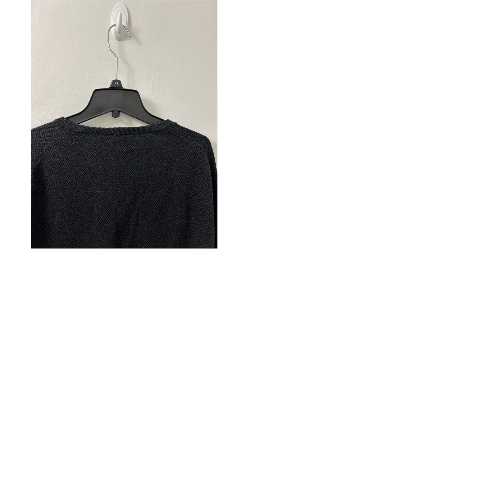Ralph Lauren Polo Ralph Lauren Sweater Mens L Black V Neck Herringbone Pima Cotton Pullover Size US L / EU 52-54 / 3 - 9 Thumbnail