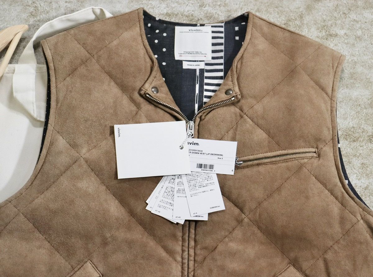 Visvim Visvim 23ss Stroker Down Vest（Jp Deerskin） Size US L / EU 52-54 / 3 - 4 Thumbnail