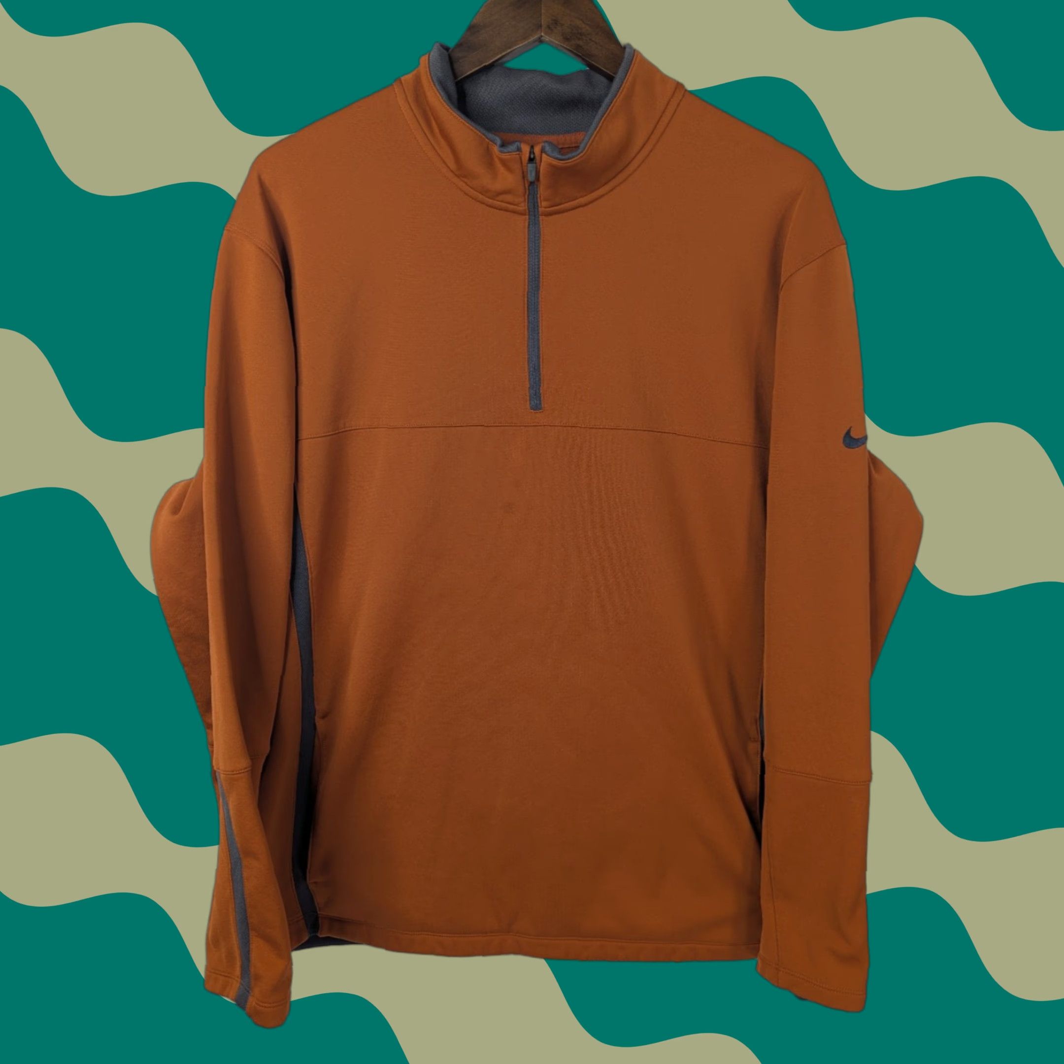 Nike Nike Golf 1/4 Zip Pullover Mens XL Orange Lightweight Therma-Fit Pullover 1/4 Zip Nike Golf Mens XL Orange Lightweight Therma Fit Size US XL / EU 56 / 4 - 1 Thumbnail