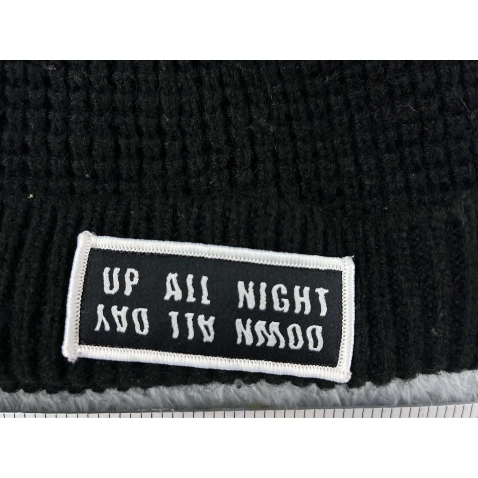 Vintage Globe Australia Beanie Hat Adult One Size Black Waffle Knit Embroidered Lightweight Casual Outdoor Ski Logo Men Womens Boys Girls Size ONE SIZE - 2 Thumbnail