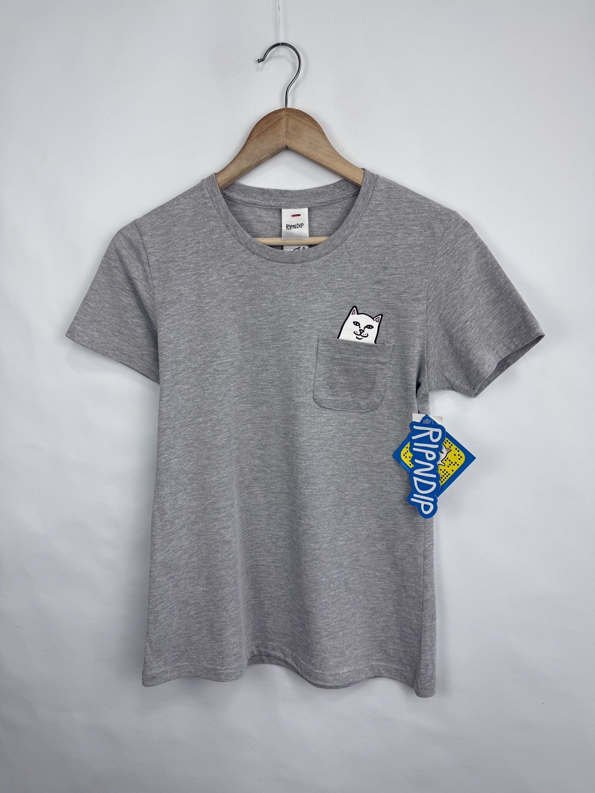RIPNDIP NWT❗️ RIPNDIP Lord Nermal Pocket T-Shirt Cat Fack Rare Size M / US 6-8 / IT 42-44 - 2 Thumbnail