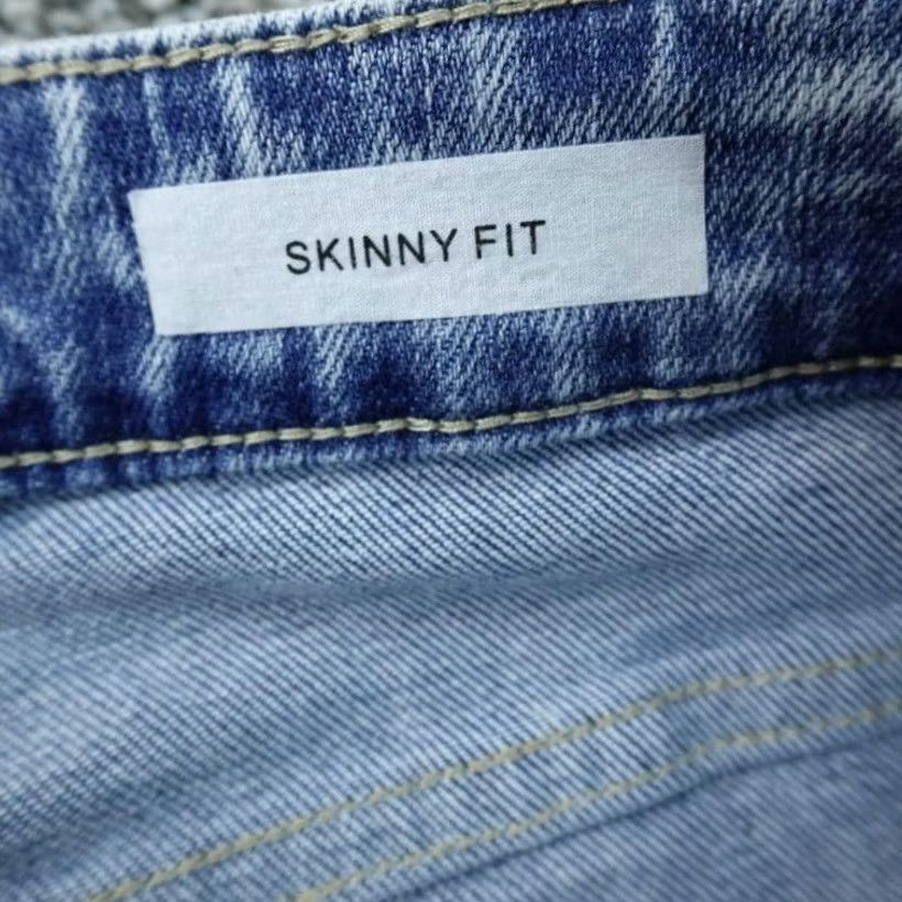 Vintage Judy Blue Jeans Womens 9 Light Denim Pants Skinny Fit High Rise Stretch Raw Hem Jeans Slim Short/Medium? Size 30" / US 8 / IT 44 - 7 Thumbnail