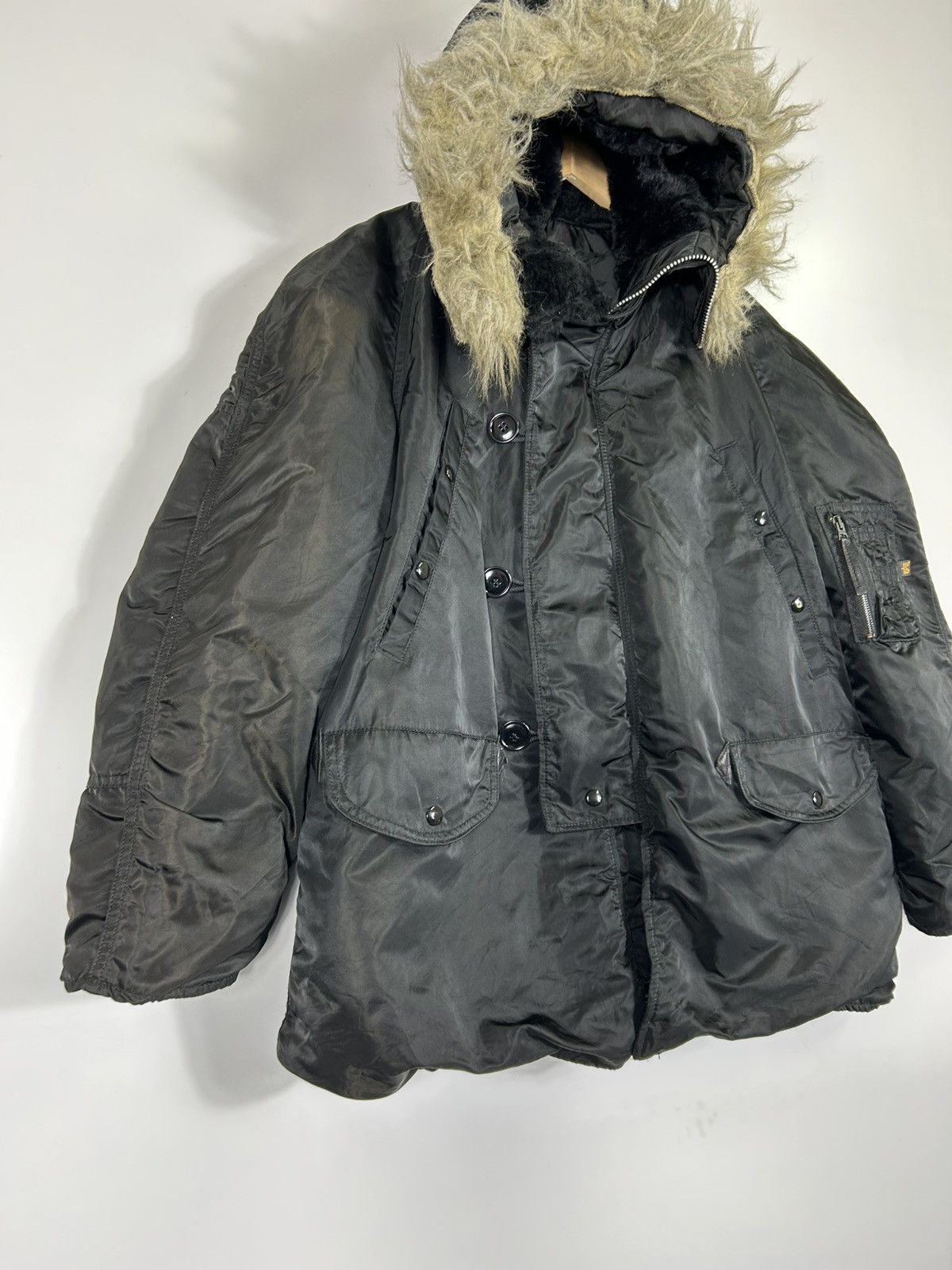 Alpha Industries ⚡️Vintage Y2K Alpha Industries Extreme Cold N-3B Parka Jacket Size US M / EU 48-50 / 2 - 2 Thumbnail