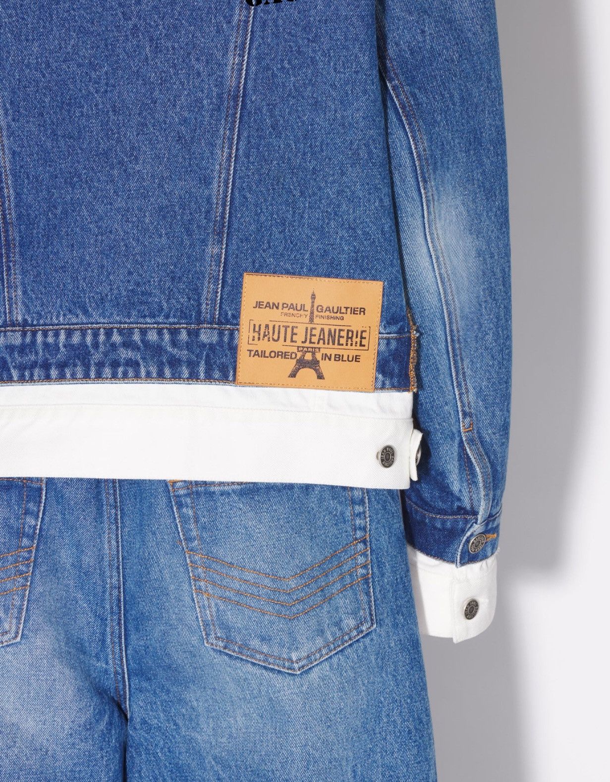 Jean Paul Gaultier The Trompe-l'œil Denim Jacket Size US S / EU 44-46 / 1 - 10 Thumbnail