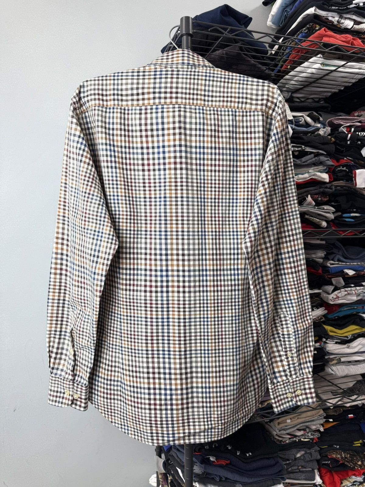 Etro Etro Checkered Shirt Buttons Up Italy Designer Size US M / EU 48-50 / 2 - 2 Thumbnail