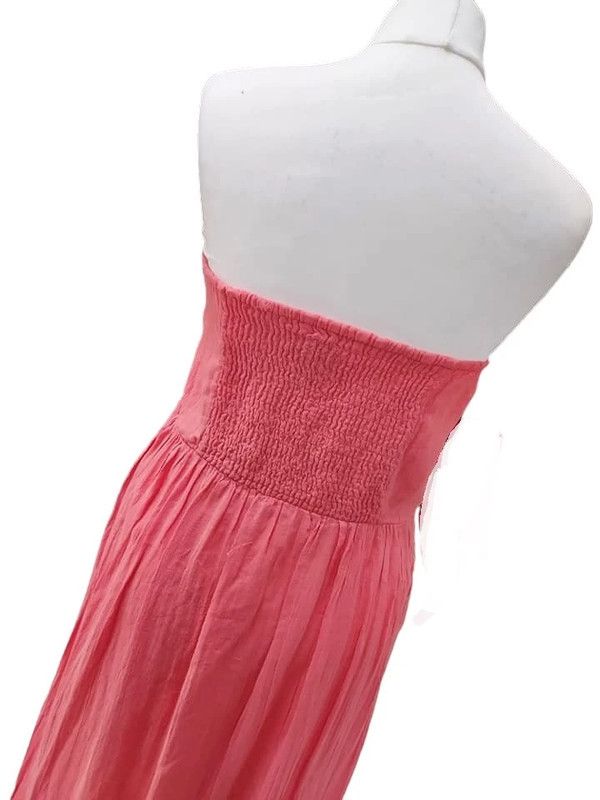 Victoria's Secret Moda International coral midi dress XL UK 16 18 Size XL / US 12-14 / IT 48-50 - 2 Thumbnail