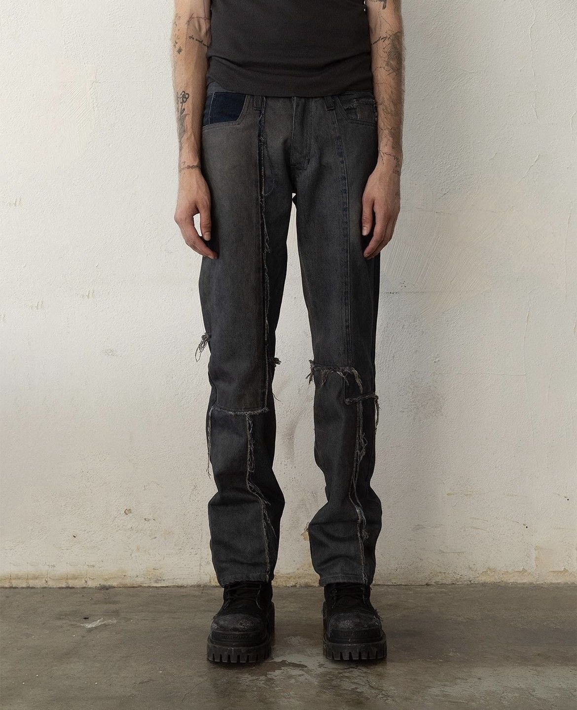 Japanese Brand Vintage Reconstructed Denim Oil Size 30 Size US 30 / EU 46 - 6 Thumbnail