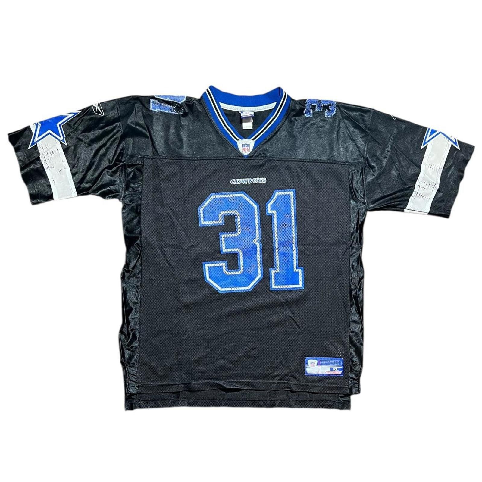 Reebok Vintage REEBOK Dallas Cowboys Roy Williams BLACK NFL Jersey Size US XL / EU 56 / 4 - 1 Thumbnail