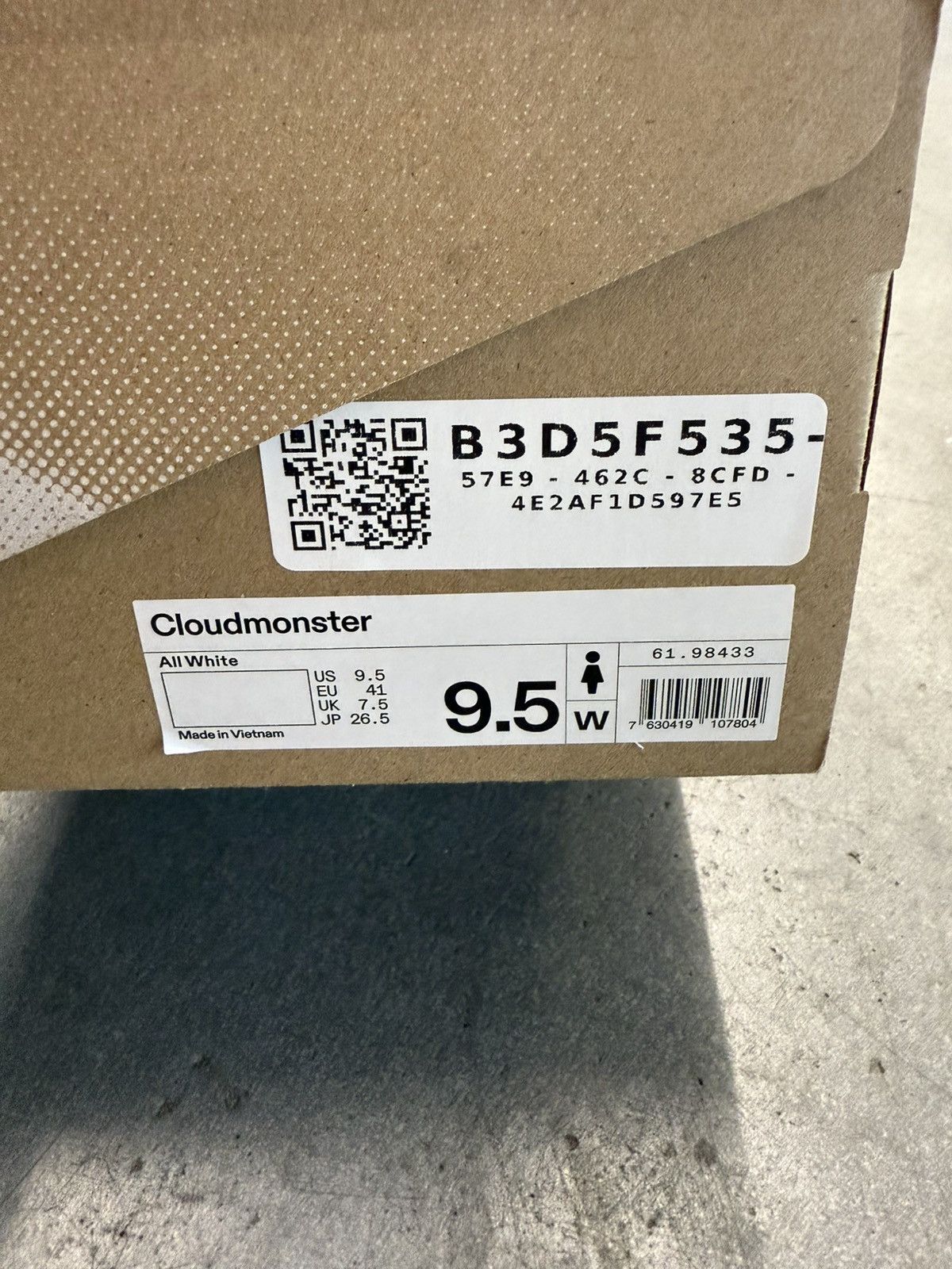 On 2023 On Running Cloudmonster All White Size US 9.5 / IT 39.5 - 10 Thumbnail