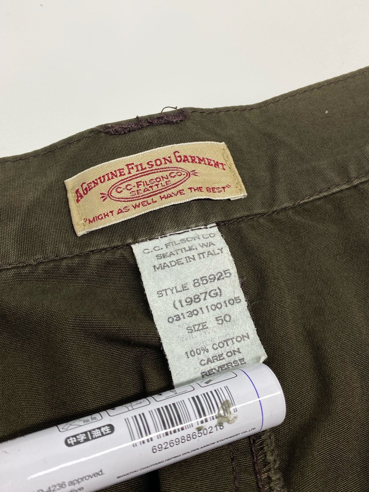 Filson Vintage Filson Military Army Cargo Distressed Pants Size US 34 / EU 50 - 20 Thumbnail